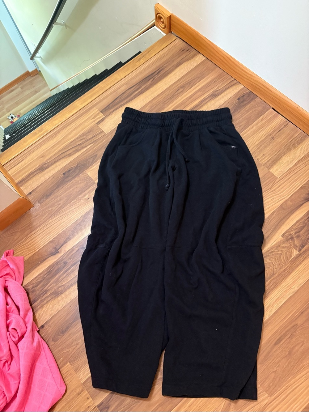 We The Free Black Track Jogger Pants